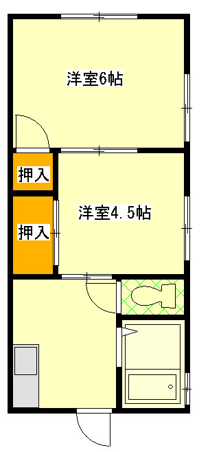 篠崎荘間取り図